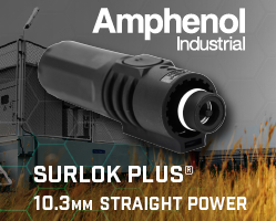 Product News Amphenol Industrial Operations Expands SurLok Plus® with 10.3mm Straight Plug