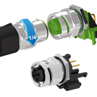 Product CONEC M12x1 Series with Bayonet Quick Locking