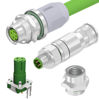 Product CONEC Series M8x1 D-Coded "Fast Ethernet"